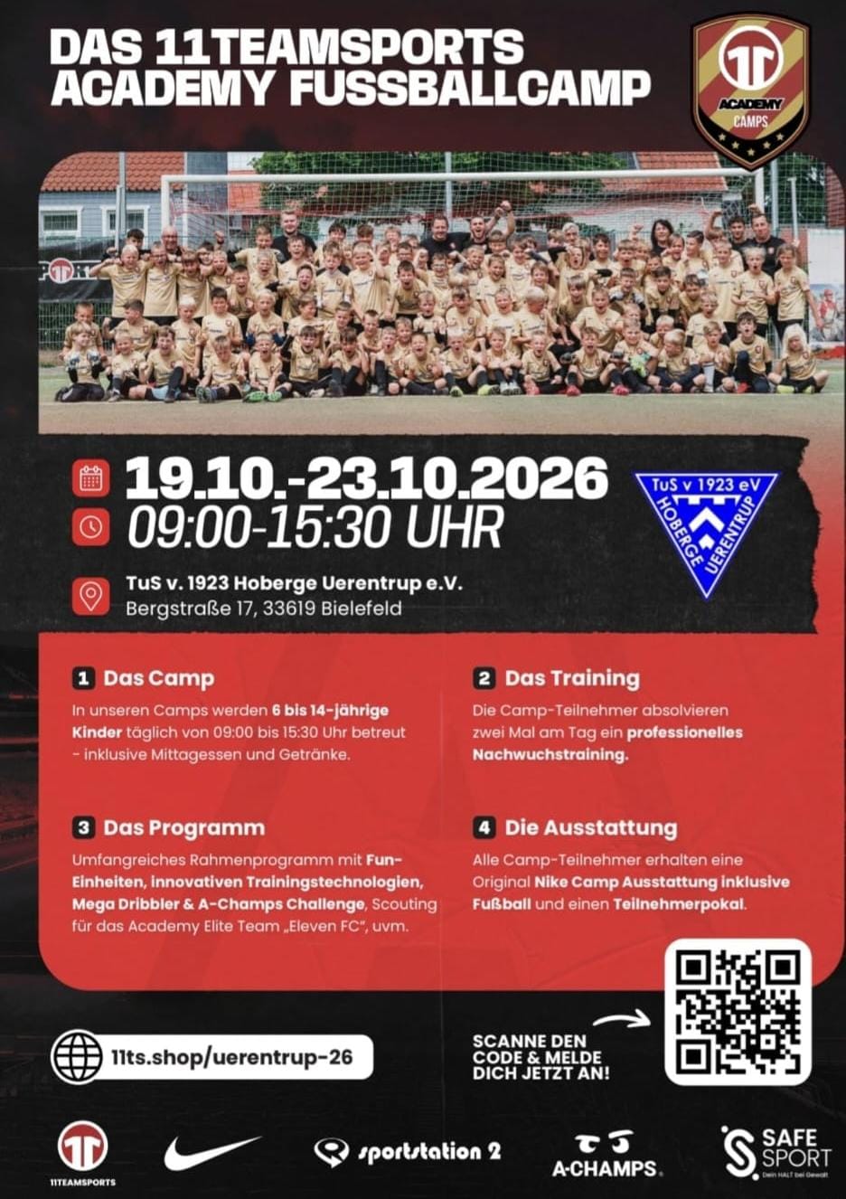 11teamsports Infobanner